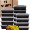 Meal Prep Bakjes - 15 Stuks - 1 Compartiment - Vershouddoos - Lunchbox - Plastic Bakjes Met Deksel - Magnetronbestendig - Vaatwasserbestendig - Vriezerbestendig 1 Meal Prep Bakjes - 15 Stuks - 1 Compartiment - Vershouddoos - Lunchbox - Plastic Bakjes Met Deksel - Magnetronbestendig - Vaatwasserbestendig - Vriezerbestendig -Mepal shop 1015x1200 3