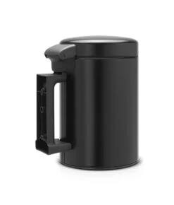 Brabantia NewIcon Wandprullenbak - 3 L - Matt Black -Mepal shop 1021x1200 3