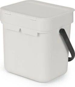 Brabantia Sort & Go Aanrecht Afvalbakje - 3 L - Light Grey 20 Brabantia Sort & Go Aanrecht Afvalbakje - 3 L - Light Grey -Mepal shop 1024x1200 1
