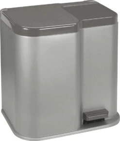 Curver Duo Pedaalemmer Prullenbak - 14 L + 7 L - Incl. Binnenemmer