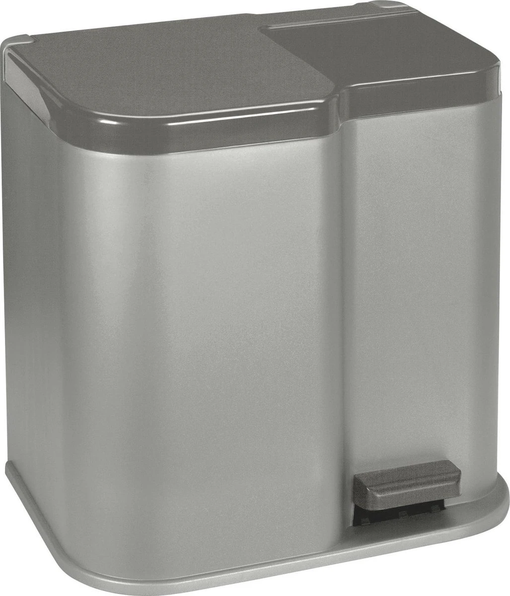 Curver Duo Pedaalemmer Prullenbak - 14 L + 7 L - Incl. Binnenemmer 3 Curver Duo Pedaalemmer Prullenbak - 14 L + 7 L - Incl. Binnenemmer