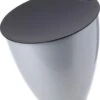 Mepal – Afvalbakje Calypso – Afvalbakje Voor Op Het Aanrecht - 2.2 Liter – Zilver – Grote Vulopening – Gemakkelijk Te Reinigen -Mepal shop 1033x1200
