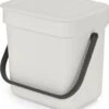 Brabantia Sort & Go Aanrecht Afvalbakje - 3 L - Light Grey 2 Brabantia Sort & Go Aanrecht Afvalbakje - 3 L - Light Grey -Mepal shop 1044x1200 1
