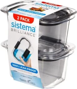 Sistema Brilliance – Bewaardoos – Set Van 2 Rechthoekige Vershouddozen – Tritan - 380ml -Mepal shop 1048x1200 1
