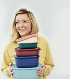 Mepal - Multikom Cirqula Rechthoekig 3-delige Set (500+1000+2000) - Mag In De Vriezer, Magnetron En Vaatwasser – Nordic White – Meal Prep Bakjes - Bewaardozen Met Deksel -Mepal shop 1066x1200 3