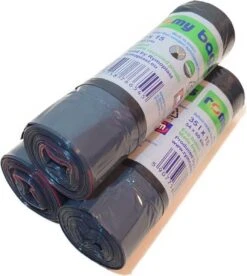 Romy Bags 60L X10 Met Trekbrandsluiting Vuilniszakken 8 Rollen 60lx10, 80 Zaken Eco Friend Afvalzakken 100% Recycled -Mepal shop 1073x1200 6