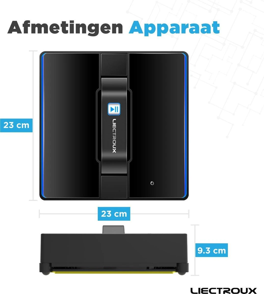 Liectroux® Robot Ruitenreiniger Met App Bediening – Ramen Wassen – Ramenwisser – Ramenwasser – Glasreiniger 12 Liectroux® Robot Ruitenreiniger Met App Bediening – Ramen Wassen – Ramenwisser – Ramenwasser – Glasreiniger - Afbeelding 10