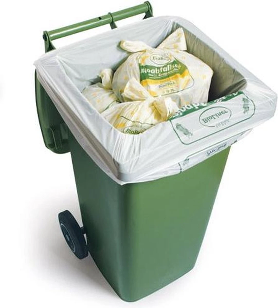 Biozakken 5 Liter Groen 35x37 Cm - 5 Rol à 10 Zakken 5 Biozakken 5 Liter Groen 35x37 Cm - 5 Rol à 10 Zakken - Afbeelding 3