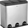 Homra MAXER Pedaalemmer – Prullenbak 3 Vakken – Afvalemmer 60 Liter (3x 20L) – Trio Prullenbak – RVS - 3-vaks Prullenbak Afvalscheiding – Afvalbak RVS – Hygiënisch Recyclen - Afval Scheiden - Pedaal Prullenbak Zilver 1 Homra MAXER Pedaalemmer – Prullenbak 3 Vakken – Afvalemmer 60 Liter (3x 20L) – Trio Prullenbak – RVS - 3-vaks Prullenbak Afvalscheiding – Afvalbak RVS – Hygiënisch Recyclen - Afval Scheiden - Pedaal Prullenbak Zilver -Mepal shop 1082x1200 3