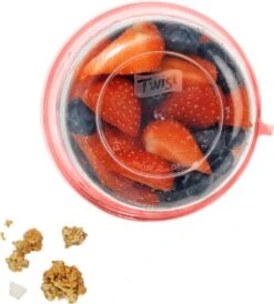 Lock&Lock Yoghurtbeker - Yoghurt Beker To Go - Muesli Beker To Go - Lunchpot - Lunchbeker - Medium - 560 Ml + 310 Ml - Roze -Mepal shop 1082x1200 5