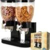MikaMax Cornflakes Dispenser - Voorraadbus - Cornflakes Voorraadpot - Ontbijt Granendispenser - Zwart - 2 X 500 Gram -Mepal shop 1086x1200 7
