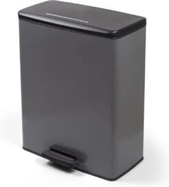 Curver Decobin Prullenbak - 65L - Rechthoekig - Cool Grey -Mepal shop 1087x1200 2