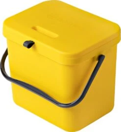 Homra Wall-up Prullenbak | Inbouwprullenbak Ophangbaar Met Plakstrip | GFT Vuilbak | Werkblak Afvalbak | Draagbare Vuilnisemmer | 8L Inhoud | Geel -Mepal shop 1092x1200 5