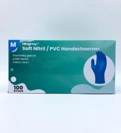 Nitrile Handschoenen Wegwerp-Nitrile-Gloves Powder Free Disposablos Latex Vrij -100 Stuks - Maat L - AQL 1.0! -Mepal shop 1094x1200