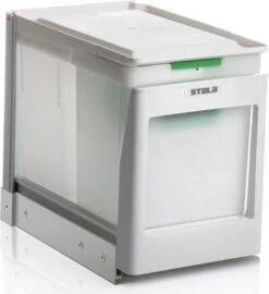 Stala 2 PK Inbouw Prullenbak - 20 L - Wit -Mepal shop 1096x1200 4