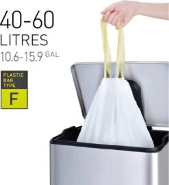 EKO Afvalzakken Type F 40-60 Liter - 6 Rollen Van 12 Zakken -Mepal shop 1097x1200 2