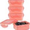 Lock&Lock (mini) Vershoudbakjes Set Met Deksel - Snackdoosjes - Snackbox - Babyvoeding Bewaarbakjes - Set Van 4 Stuks - Roze - 180 Ml - Kinderen En Volwassenen - Lekvrij - BPA Vrij -Mepal shop 1099x1200 4