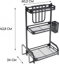Sens Design Kruidenrek Staand – Keukenrek Voor Kruidenpotjes - Zwart -Mepal shop 1099x1200 5
