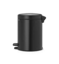 Brabantia NewIcon Prullenbak - 5 L - Matt Black -Mepal shop 1108x1200