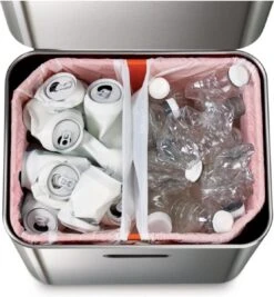 Joseph Joseph Intelligent Waste Prullenbak Totem Max - 60 L - Zilver -Mepal shop 1112x1200 2