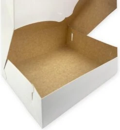 Merkloos Taartdozen 25 Stuks - 20x16,5x6cm - Tartdoos Met Venster - Cupcake Doos - Cake Box - Cake Boxes - Kartonnen Taartdozen - Karton Taartdoos - Taart Doos - Kartonnen Doosjes - Box With Window - Cake Doos - Cake Box - Wit Taartdoos -witte Dozen -koekjes -Mepal shop 1113x1200 7