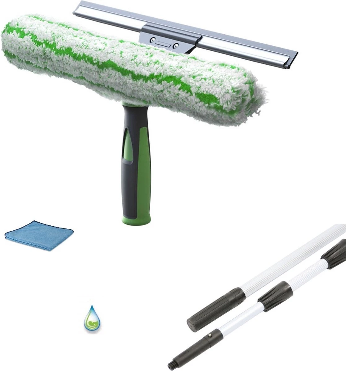 Telescoopsteel Ramenwassen Zeemset Pulex Technoduo Combi & 4,5 Meter Telescoopsteel Ramenwassen 2 In 1 3 Telescoopsteel Ramenwassen Zeemset Pulex Technoduo Combi & 4,5 Meter Telescoopsteel Ramenwassen 2 In 1