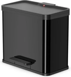 Hailo Öko Duo Plus L Prullenbak - 17L + 9L - Zwart