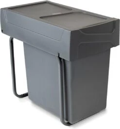 Eleganca Afvalbak 20 Liter – Inbouw Prullenbak – Inbouw Afvalemmer 20L – Uittrekbare Prullenbak – Vuilnisbak -Afvalemmer Keuken – Hygiënisch – Ruimtebesparend Vuilnisbak – Grijs – B24,6xD44xH39cm -Mepal shop 1120x1200 3