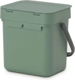 Brabantia Sort & Go Aanrecht Afvalbakje - 3 L - Fir Green -Mepal shop 1124x1200 1