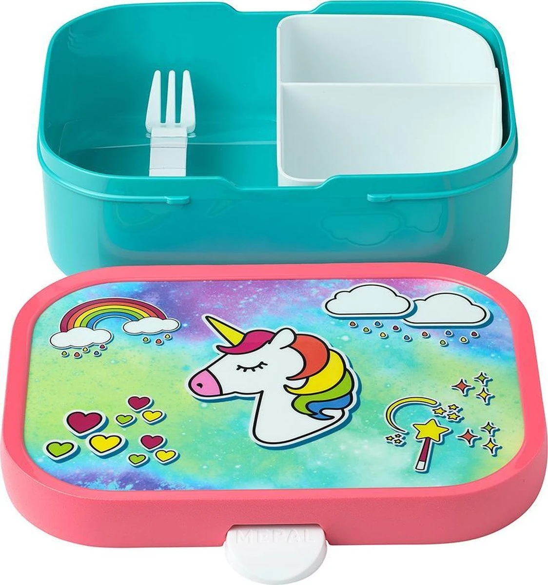 Mepal – Lunchset Campus (pu + Lb) – Pop-up Drinkfles En Broodtrommel Voor Kinderen – Unicorn – Bento Box – Lekvrij 8 Mepal – Lunchset Campus (pu + Lb) – Pop-up Drinkfles En Broodtrommel Voor Kinderen – Unicorn – Bento Box – Lekvrij - Afbeelding 6