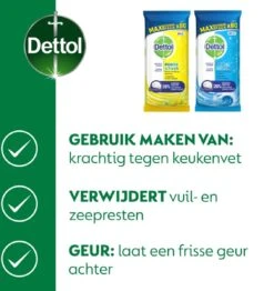 Dettol - 320 Schoonmaakdoekjes Power & Fresh - Citrus 2x80 - Oceanfris 2x80 -Mepal shop 1130x1200 2