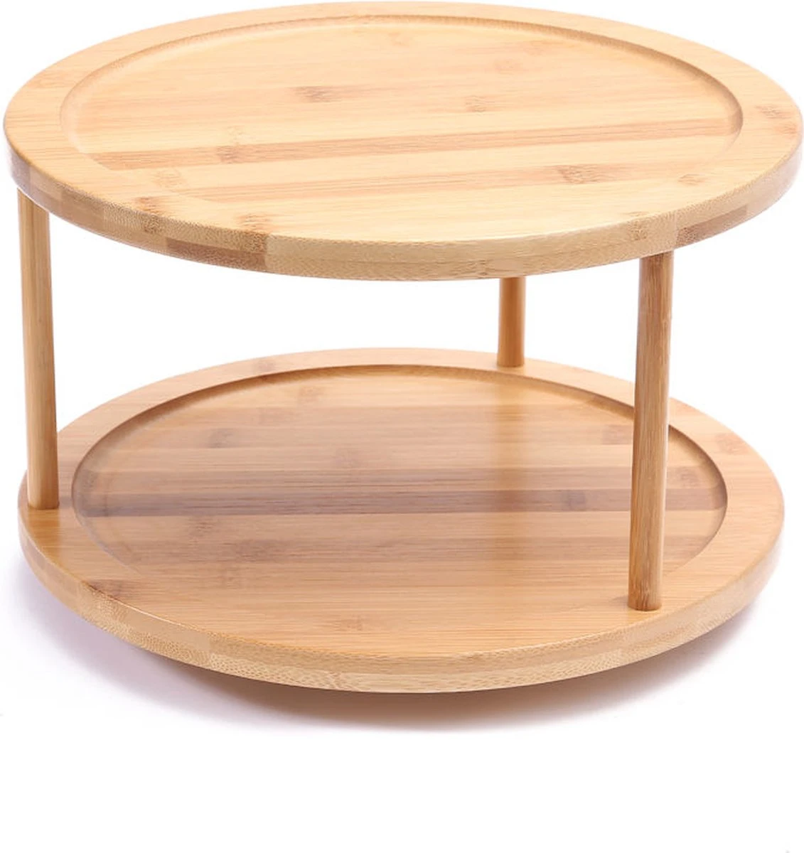Merkloos Decopatent® Kruidenrek / Fruitschaal Bamboe - Rond - Kruiden Carrousel - Draaibaar - Staand Bamboe Specerijenrek Draaiplateau - Fruitrek 10 Merkloos Decopatent® Kruidenrek / Fruitschaal Bamboe - Rond - Kruiden Carrousel - Draaibaar - Staand Bamboe Specerijenrek Draaiplateau - Fruitrek - Afbeelding 8