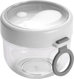 Deluqse Overnight Oats Potjes - Overnights Oats Beker - Set Van 3 - Oats Potjes - Overnight Oats Jar - Muesli Beker - Havermout Potjes -Mepal shop 1133x1200 3