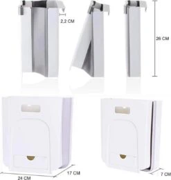 Merkloos Ruimtebesparend Ophangbaar Gft Afvalscheiding Afvalbakje Aanrecht - Papiermand - Wit 14 Merkloos Ruimtebesparend Ophangbaar Gft Afvalscheiding Afvalbakje Aanrecht - Papiermand - Wit -Mepal shop 1135x1200 2