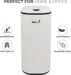 MaxxHome Prullenbak Met Sensor - 30L - Soft Close Deksel - RVS - Design Afvalemmer - Hygiënisch - Vingerafdruk Bestendig - Vuilnisbak Met Elektrische Deksel - Sensor Prullenbak - 30 Liter Vuilbak - 29 X 29 X 61,5 16 MaxxHome Prullenbak Met Sensor - 30L - Soft Close Deksel - RVS - Design Afvalemmer - Hygiënisch - Vingerafdruk Bestendig - Vuilnisbak Met Elektrische Deksel - Sensor Prullenbak - 30 Liter Vuilbak - 29 X 29 X 61,5 -Mepal shop 1139x1200 5