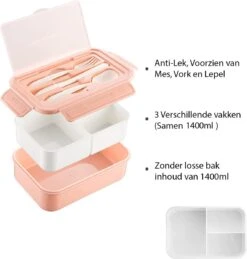 Consumerce® Premium Lunchbox Met 3 Vakken En Bestek Roze – Lunchbox Volwassenen – Japanse Bento Box – Lunchbox Kinderen – Lunchbox Volwassenen Compartimenten – Brooddoos Volwassenen – Broodtrommel – Lunchtrommel – Salade Lunchbox – Saladebox 11 Consumerce® Premium Lunchbox Met 3 Vakken En Bestek Roze – Lunchbox Volwassenen – Japanse Bento Box – Lunchbox Kinderen – Lunchbox Volwassenen Compartimenten – Brooddoos Volwassenen – Broodtrommel – Lunchtrommel – Salade Lunchbox – Saladebox -Mepal shop 1143x1200 5