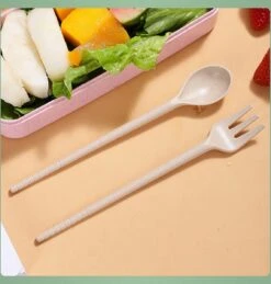 Bento Lunchbox - Lunchtrommel 900ml 3 Laags - Inclusief Bestek - Beige - Opline -Mepal shop 1146x1200 9