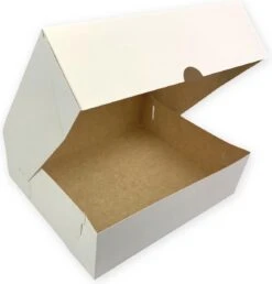 Merkloos Taartdozen 25 Stuks - 20x16,5x6cm - Tartdoos Met Venster - Cupcake Doos - Cake Box - Cake Boxes - Kartonnen Taartdozen - Karton Taartdoos - Taart Doos - Kartonnen Doosjes - Box With Window - Cake Doos - Cake Box - Wit Taartdoos -witte Dozen -koekjes -Mepal shop 1148x1200 3