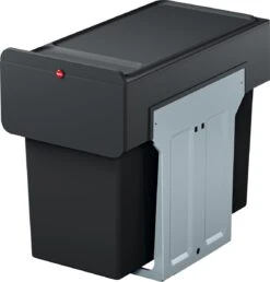 Hailo 0310-300 EcoLine Design Trio L Inbouwafvalemmer 3x10L Met 3 Compartimenten Zwart -Mepal shop 1150x1200 3