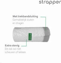 Strapper® Code M 100 Afvalzakken - Geschikt Voor Brabantia Afvalbak - 60 Liter - 100 Vuilniszakken M -Mepal shop 1159x1200 2