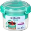 Sistema To Go Ontbijtkom Met Compartiment - 530ml - Groen