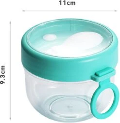 Deluqse Overnight Oats Potjes - Overnights Oats Beker - Set Van 3 - Oats Potjes - Overnight Oats Jar - Muesli Beker - Havermout Potjes -Mepal shop 1173x1200 5