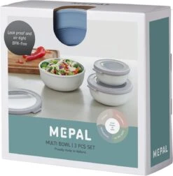 Mepal - Multikom Cirqula 3-delige Set (350 + 750 + 1250 Ml) - Mag In De Vriezer, Magnetron En Vaatwasser – Nordic Green – Meal Prep Bakjes - Bewaardozen Met Deksel -Mepal shop 1176x1200 2
