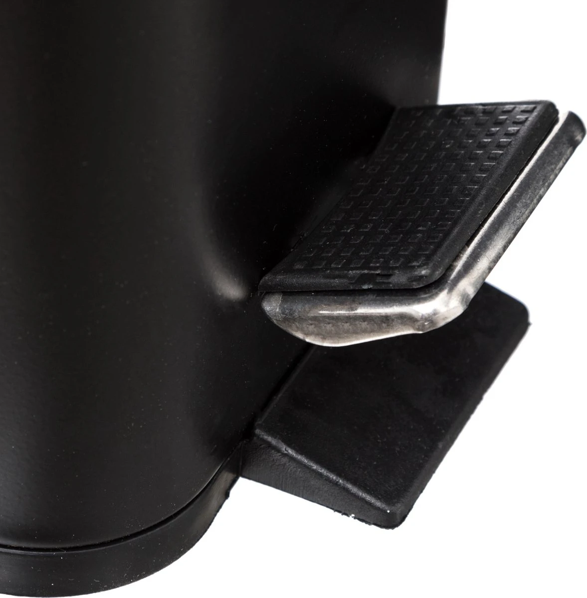 5Five - Prullenbak/pedaalemmer Zwart Rvs Metaal 5 Liter - 14x29x30 Cm 5 5Five - Prullenbak/pedaalemmer Zwart Rvs Metaal 5 Liter - 14x29x30 Cm - Afbeelding 3