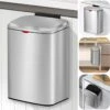 Prullenbak RVS™ - Ophangbaar - Badkamer - WC - Keuken - Kantoor - 8L