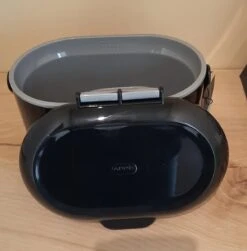 Compost Caddy-GFT Afvalbakje - Losse Binnenemmer - Zwart / Grijs - Met Rol Biologisch Afbreekbare Zakjes -Mepal shop 1180x1200 5