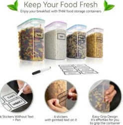TNM Luxe Luchtdichte Voorraadbussen Set (4x2,5L) – Voorraadpotten - 4 Kleuren -Mepal shop 1180x1200 8