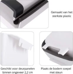 Merkloos Handy Bin - Afvalbakje Aanrecht - Uitschuifbaar - Keuken Prullenbak - WIT -Mepal shop 1181x1200 3