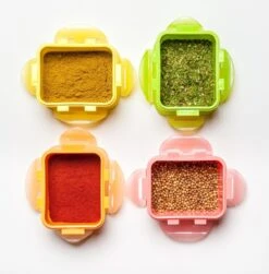 Lock&Lock (mini) Vershoudbakjes Set Met Deksel - Snackdoosjes - Snackbox - Set Van 4 Stuks - Kinderen - Lekvrij - BPA Vrij - Klein - 180 Ml - Multicolor -Mepal shop 1182x1200 14