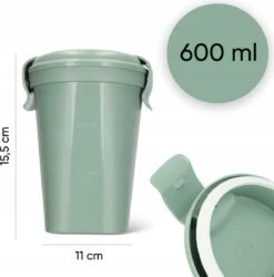 Curver Lunch & Go Beker - Magnetronbestendig - Lunchbeker – Muesli Beker - Soepbeker - Yoghurt Beker To Go – LunchBox - KoffieBeker - Salade Lunchbox - 0,6l – Groen 13 Curver Lunch & Go Beker - Magnetronbestendig - Lunchbeker – Muesli Beker - Soepbeker - Yoghurt Beker To Go – LunchBox - KoffieBeker - Salade Lunchbox - 0,6l – Groen -Mepal shop 1186x1200 13